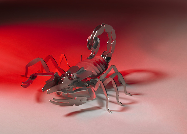 Escorpião metálico
 - Foto, Imagem