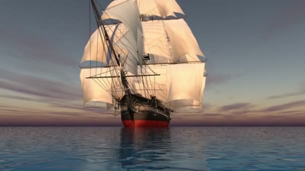 łódź żeglarstwo - Materiał filmowy, wideo
