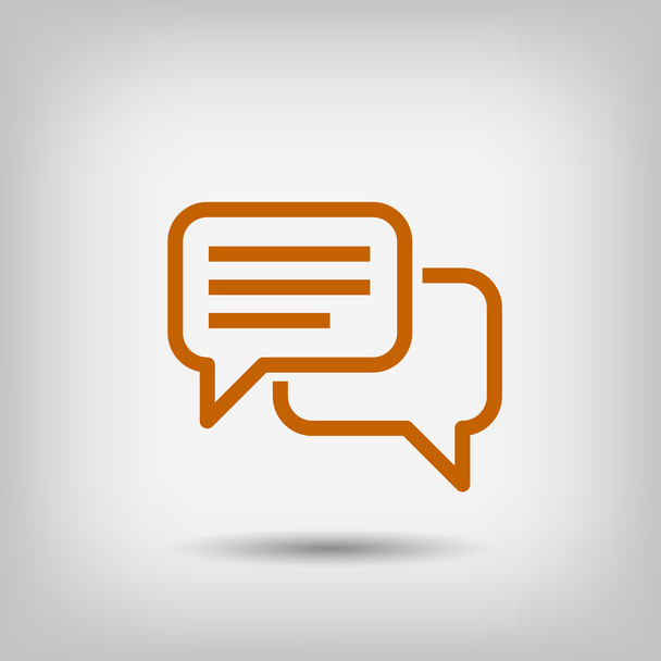 message or chat icon - Vector, Imagen