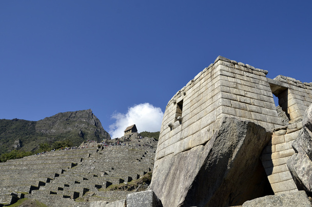 Ancient Inca Sun Temple on Machu Picchu - Photo, Image
