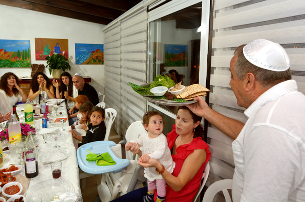 Pascha seder - Joodse feestdagen - Foto, afbeelding