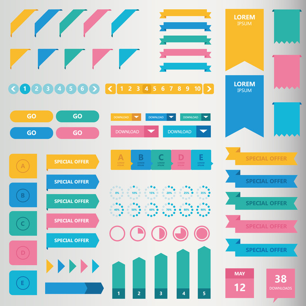 Infographic elements - Vector, imagen