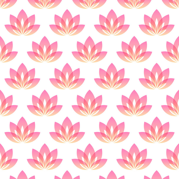 Kwiat lotosu jako symbol jogi - Wektor, obraz