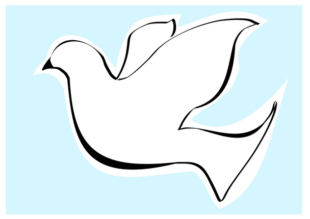 Dove of peace - Vettoriali, immagini
