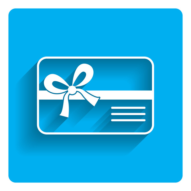 Gift card icon - Vector, Image