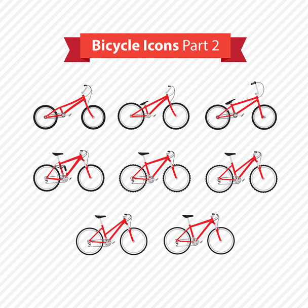 types of bicycles - Vector, Image