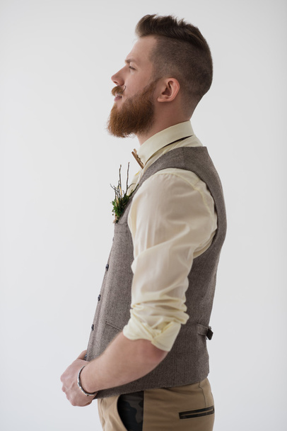 modern groom Portrait - Foto, Imagem