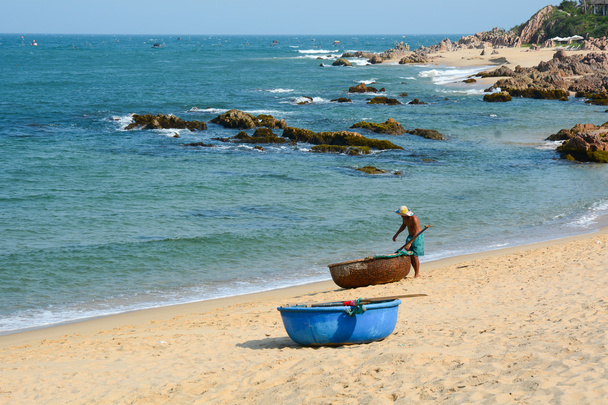 Τροπική παραλία Nha Trang, το Βιετνάμ - Φωτογραφία, εικόνα