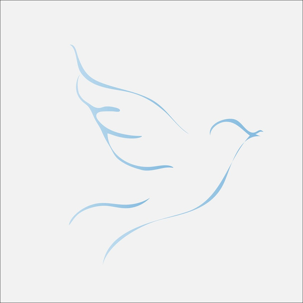 Dove of peace symbol - Vektör, Görsel