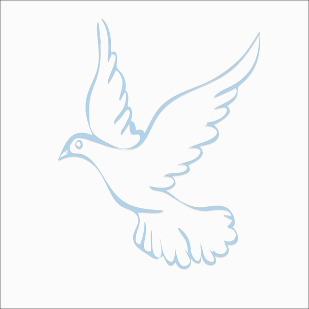 Dove of peace symbol - Vector, Image