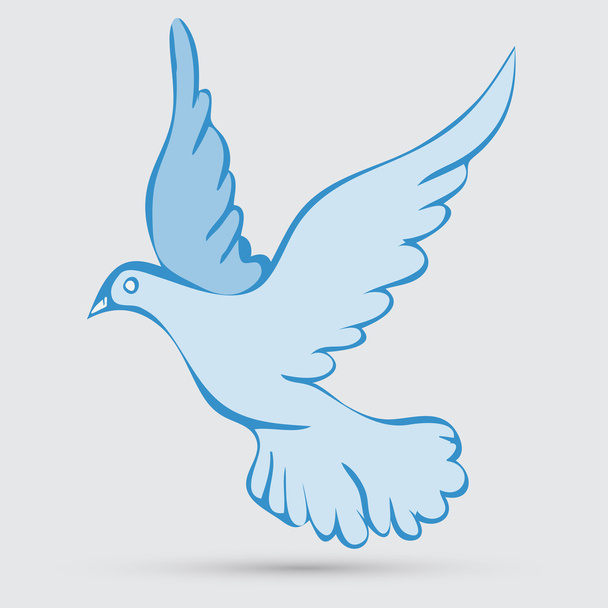Dove of peace symbol - Wektor, obraz