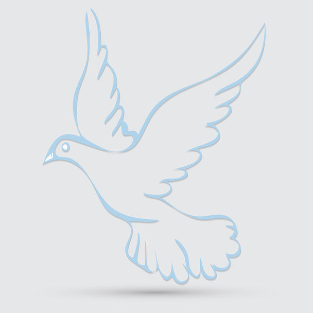 Dove of peace symbol - Vektor, Bild
