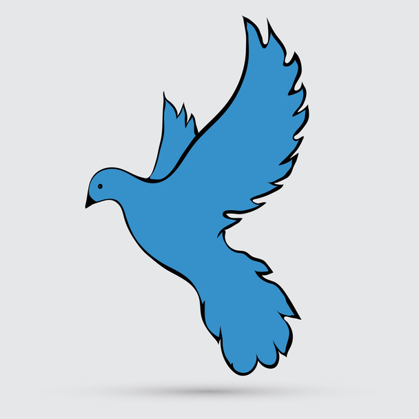 Dove of peace symbol - Vector, Image