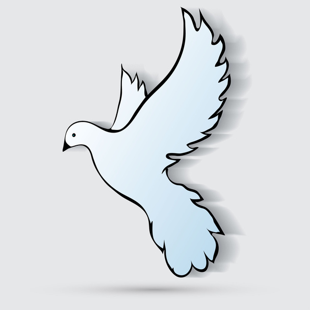 Paloma de la Paz símbolo
 - Vector, Imagen