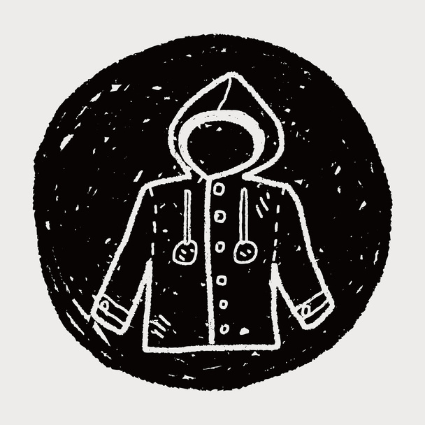 doodle παλτό - Διάνυσμα, εικόνα