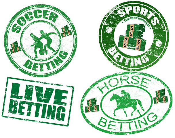 Set of betting stamps - Vector, Image