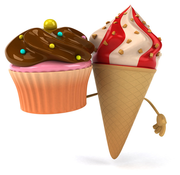 Cartoon Ice cream - Zdjęcie, obraz