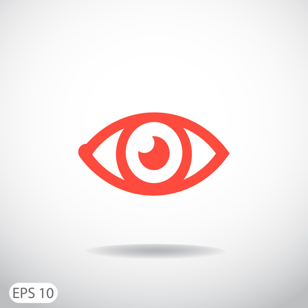 Eye web icon - Vector, afbeelding