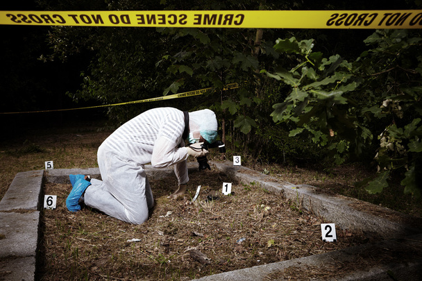 CSI - photographer criminologist - Foto, afbeelding