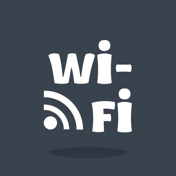 Web icon wi-fi - Vector, Image