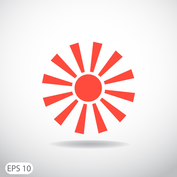 Sun web icon - Вектор, зображення