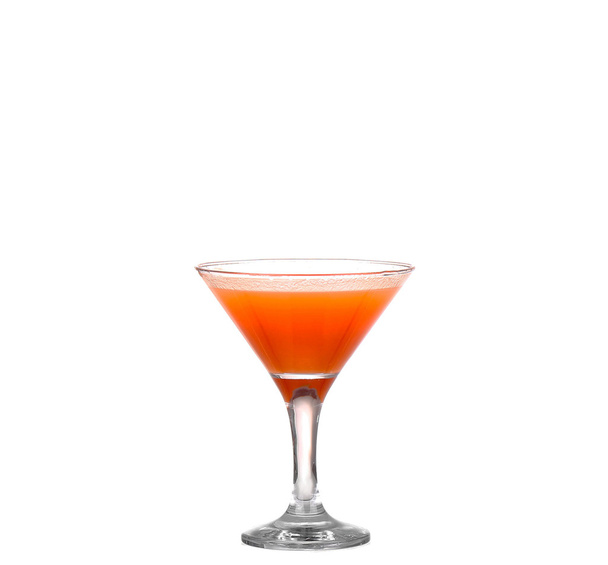 Апельсиновый коктейль, выделенный на белом фоне
 - Фото, изображение