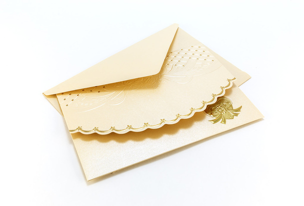 Invitation card on a white background  - Photo, Image