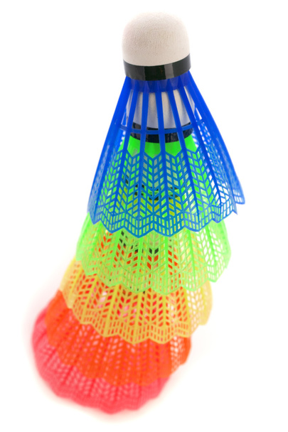 Colorful shuttlecocks for badminton - 写真・画像