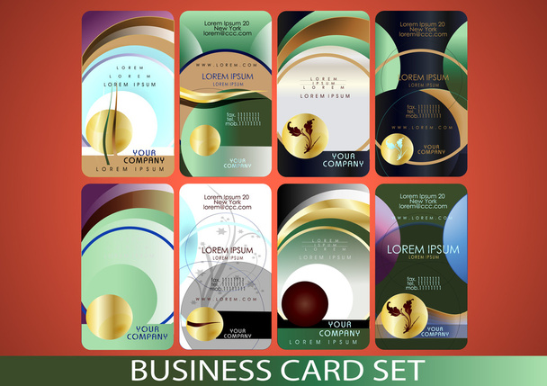 BUSINESS CARD SET - Vector, Image