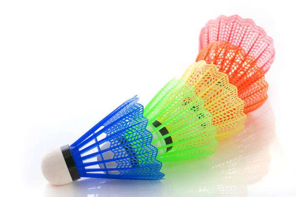Colorful shuttlecocks for badminton - Photo, Image