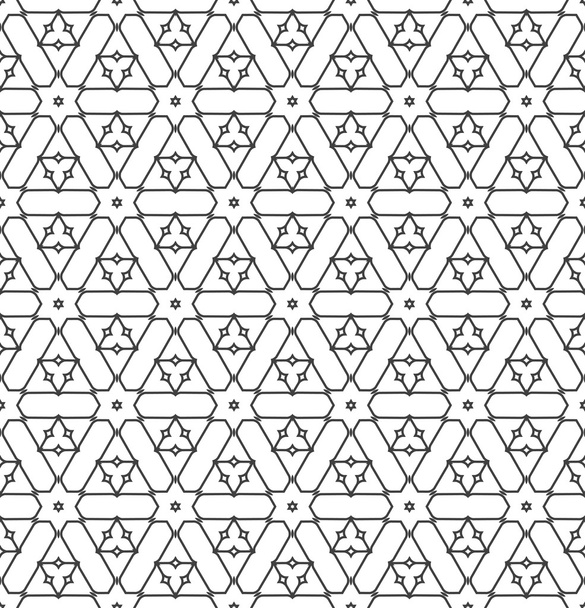 ベクトル抽象的なシームレスな幾何学的なイスラム壁紙.  - ベクター画像