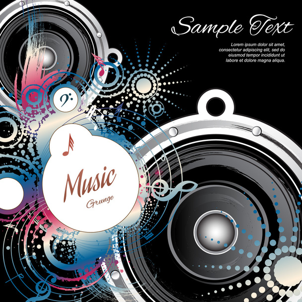 background music, abstraction - Vector, Image