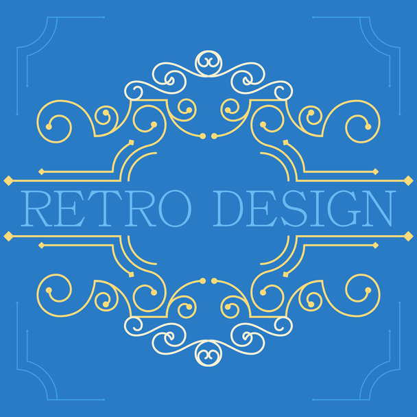Vector vintage decorative frames.  - Vector, Image