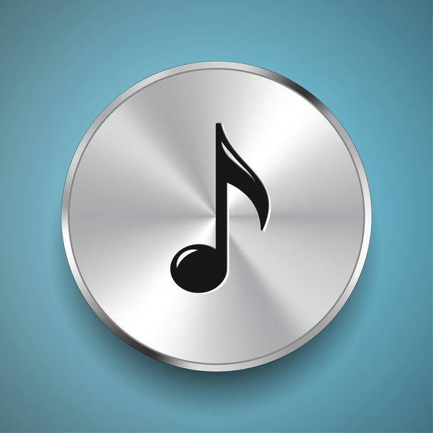 Pictograph of music note - Vector, imagen