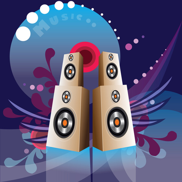 Music speakers - Vecteur, image