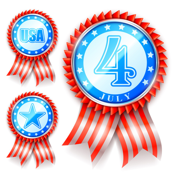 USA Labels - Vector, afbeelding