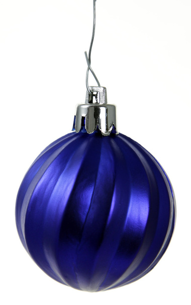 Colgante azul adorno de Navidad
 - Foto, imagen