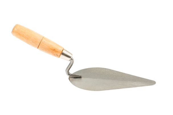 lute trowel on white background - Photo, image