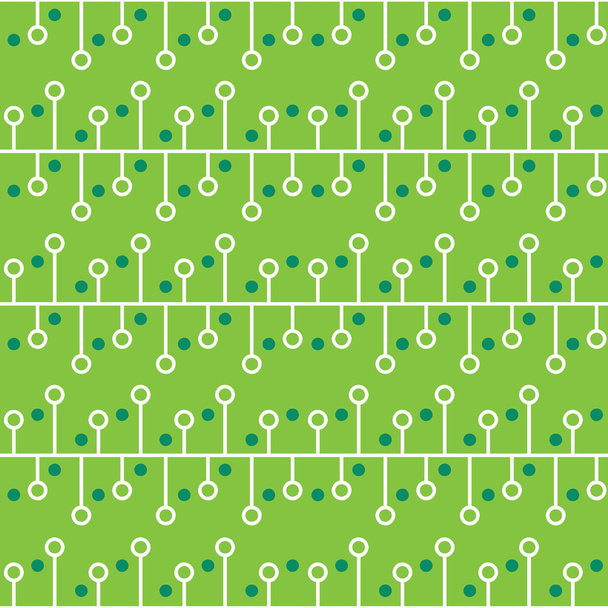Vector seamless green abstract pattern - Vector, Image