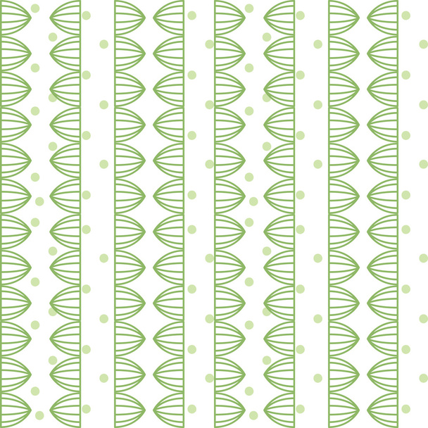 Vector seamless green abstract pattern - Vector, Image