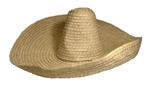 Straw braided sombrero - Photo, Image