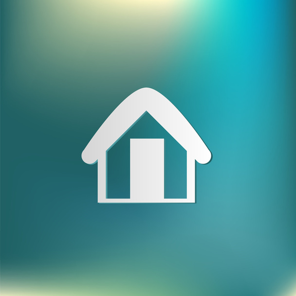 House icon. Home sign - Vetor, Imagem