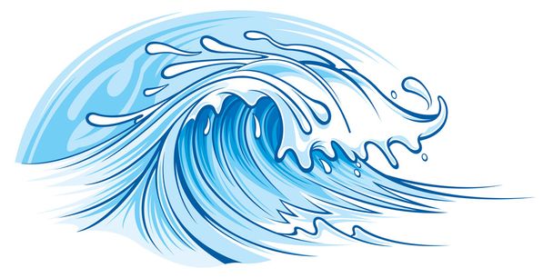 Ocean Wave - Vector, Image