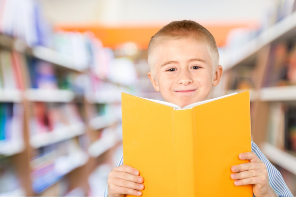 Reading, Child, Little Boys. - Foto, afbeelding