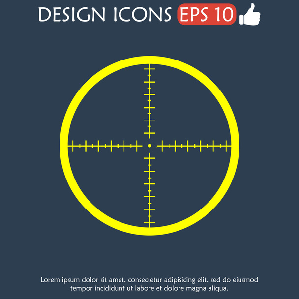 Sight device icon.  - Vector, Image