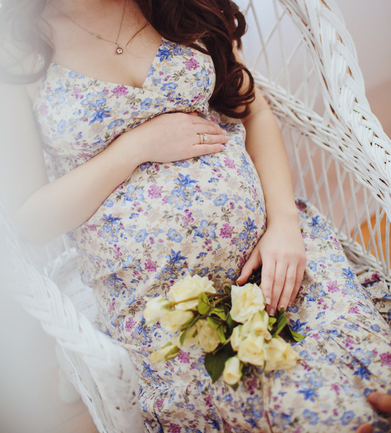 Belleza mujer embarazada
 - Foto, imagen