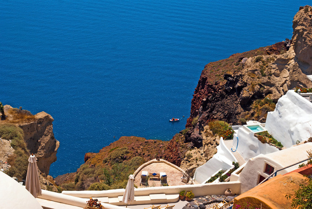 Arquitectura en la isla de Santorini, Grecia
 - Foto, imagen