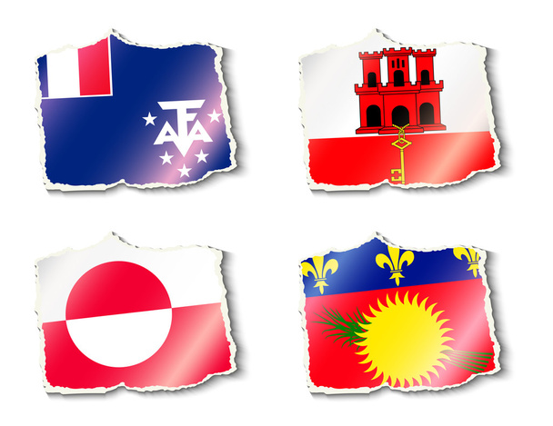 set of flags - Вектор, зображення