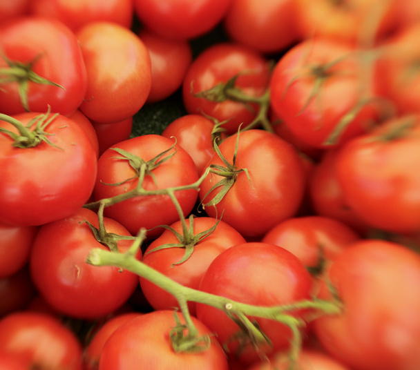 červená, zralá rajčata - Fotografie, Obrázek