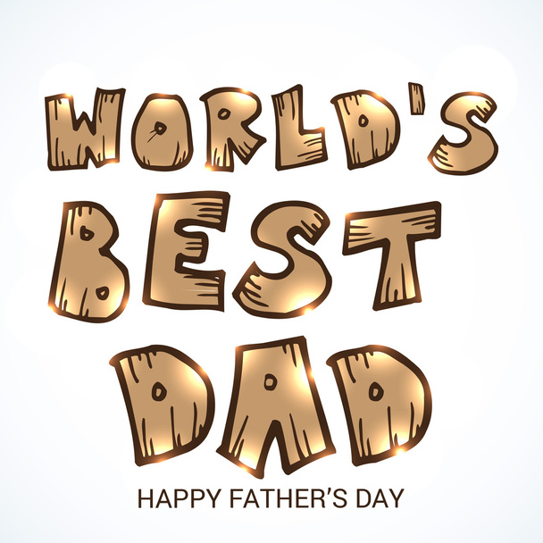 Father's Day. - Vector, imagen